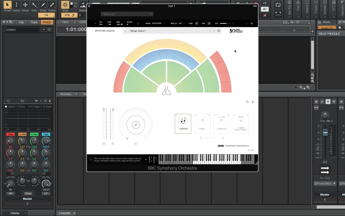 Opening in Cakewalk