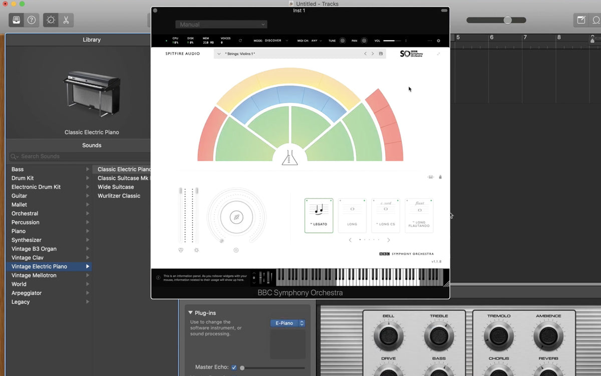 Opening in Garageband