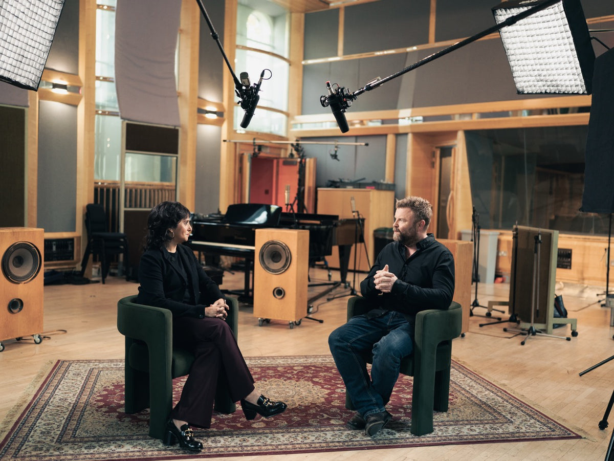 Paul Thomson meets Kakul Srivastava at Air Studios