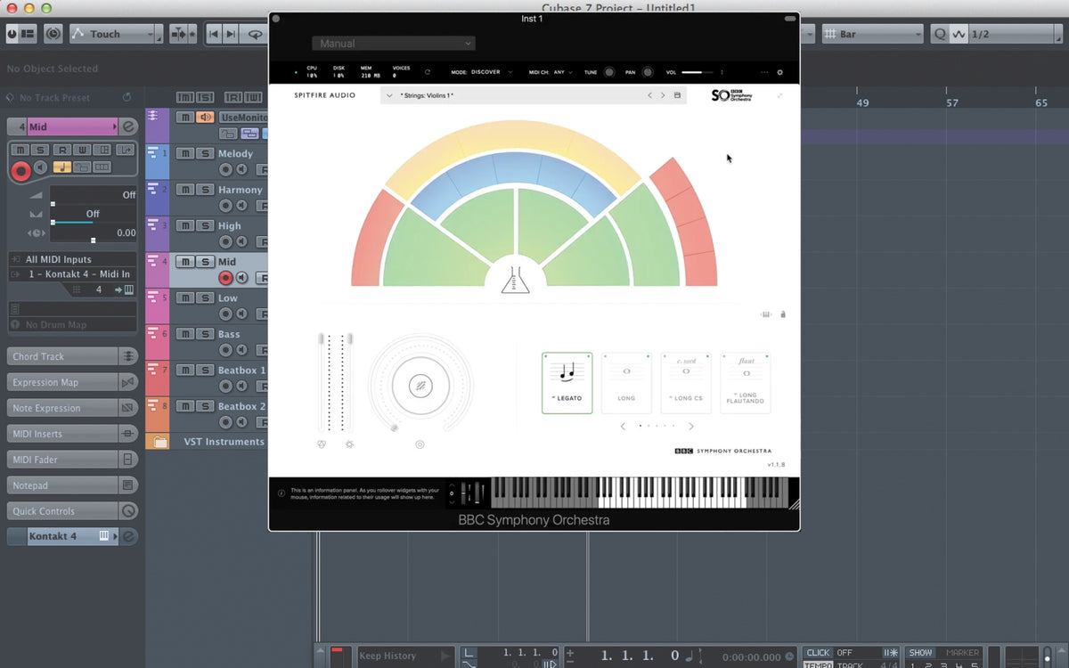 Opening in Cubase