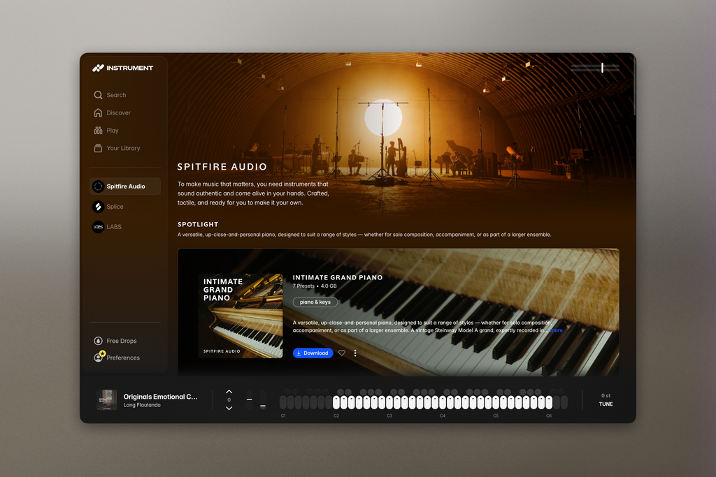 Felt Instruments Originals Felt Piano – Intimate Felt Piano Instrument | Spitfire Audio