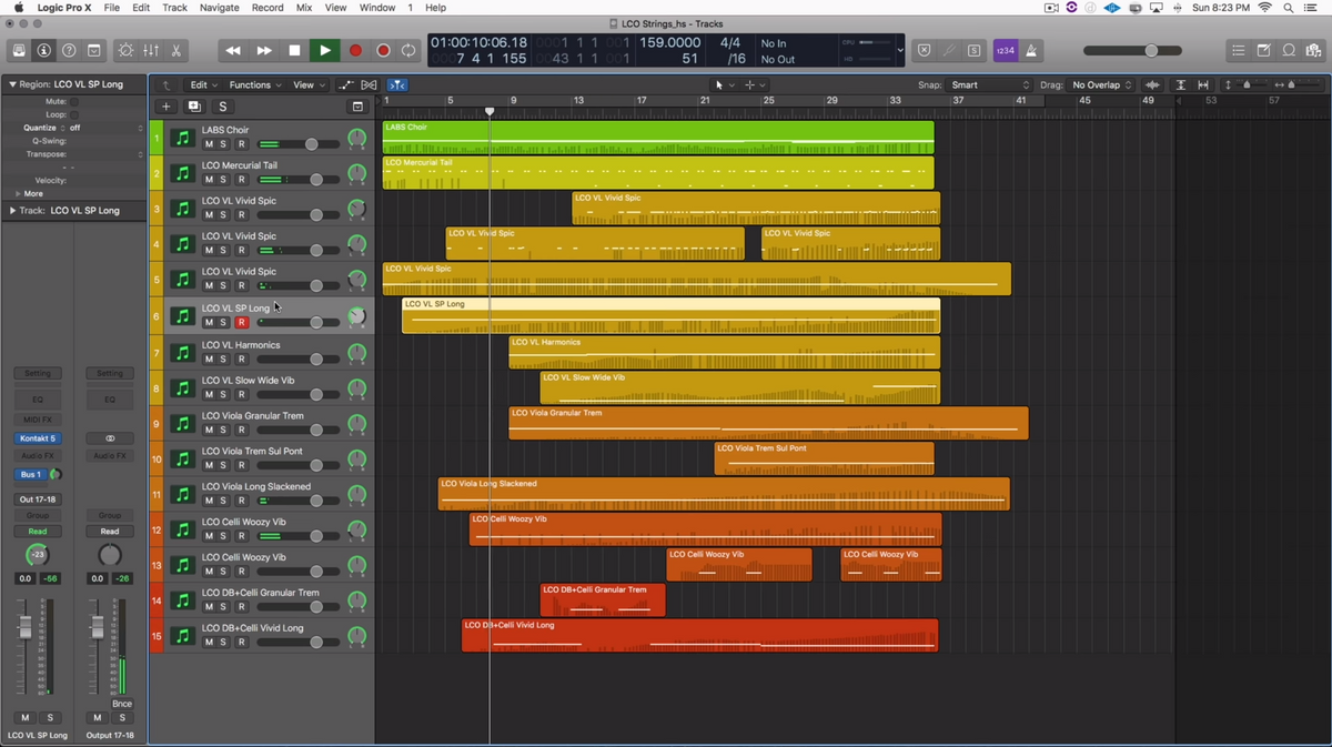 Building Tension with LCO Strings