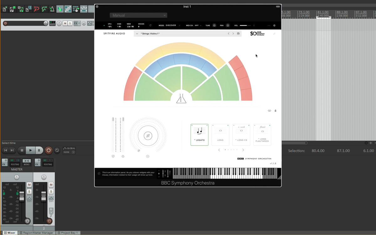 Opening in Reaper