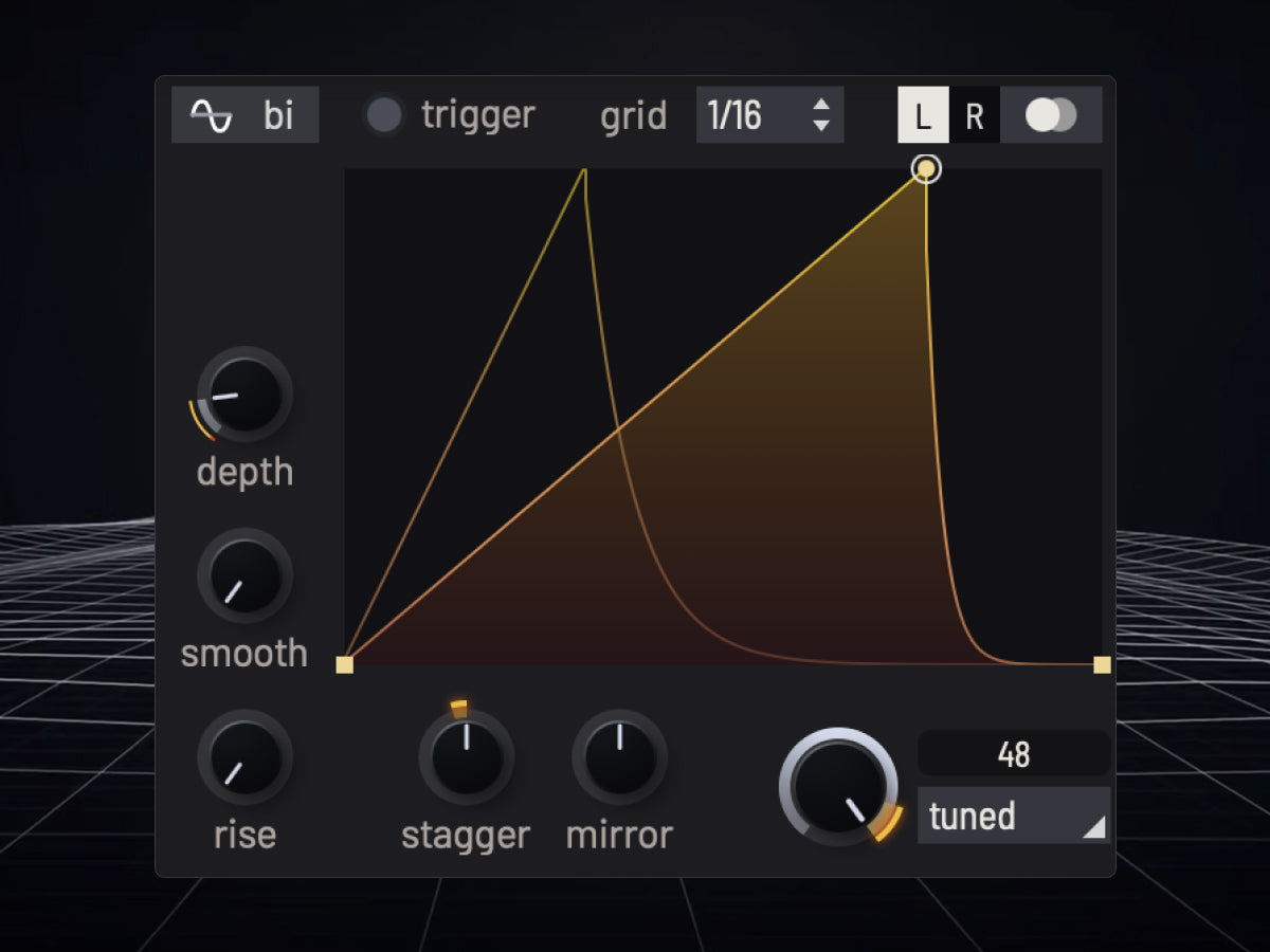 Two synthesizers, one note.