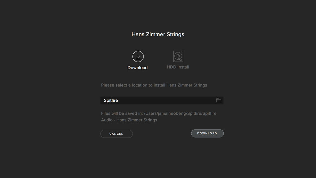 Spitfire Audio App – Manage Downloads & Library Content
